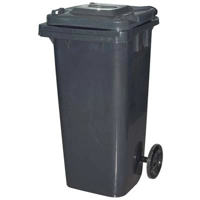 BIDONE IMMONDIZIA GREEN 120 + RUOTE ICS  GRIGIO LT 120 CM 55X50 H.CM 94