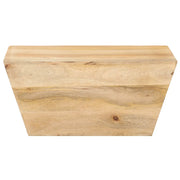 Tavolino Salotto a Forma di V 66x66x30 cm Legno Massello Mango 320387