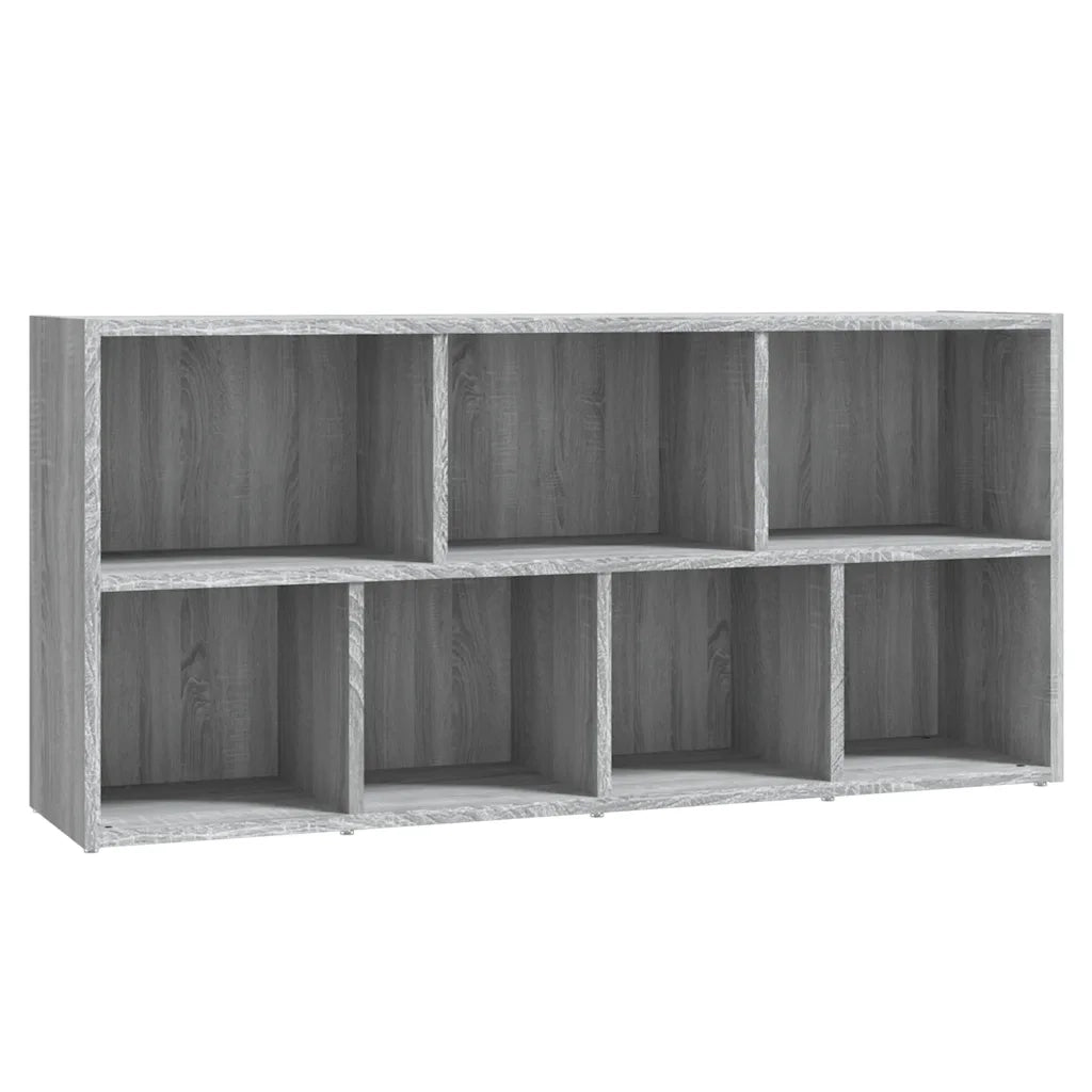 Libreria-Scaffale per Libri-Mobile di Stoccaggio Grigio Sonoma 50x25x106 cm