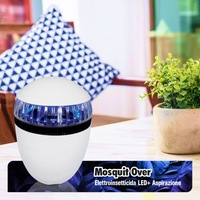 Elettroinsetticida " Mosquito Over  " ad aspirazione con Led UV