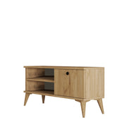 Porta TV in legno "Retro" - 90 x 29 x 44 cm - Rovere