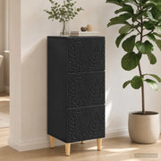 Mobile con Cassetti Nero 33 x 34,5 x 90 cm Legno ingegnerizzato 895076