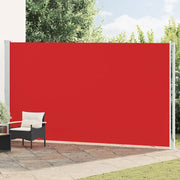 Tenda Laterale Retrattile per Patio 220x600 cm Rossa
