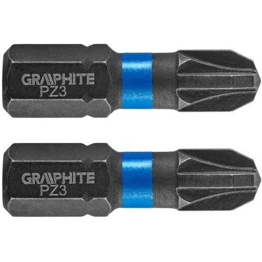 Topex 56h505 inserti ad impatto o pz3 x 25 mm, 2 pz ds