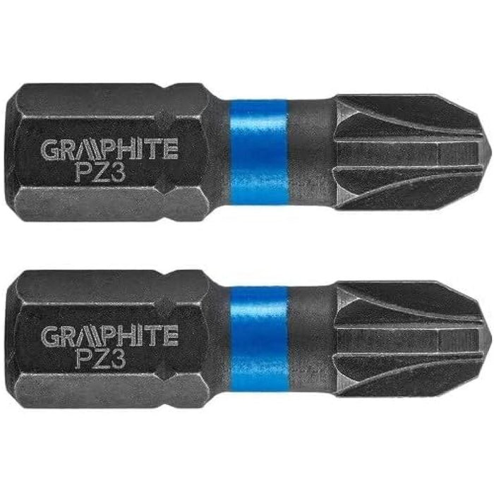 Topex 56h505 inserti ad impatto o pz3 x 25 mm, 2 pz ds