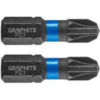 Topex 56h505 inserti ad impatto o pz3 x 25 mm, 2 pz ds