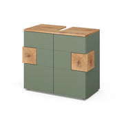 Vicco Mobile sottolavabo per bagno Verde/Artigianale 73.1 x 64 cm