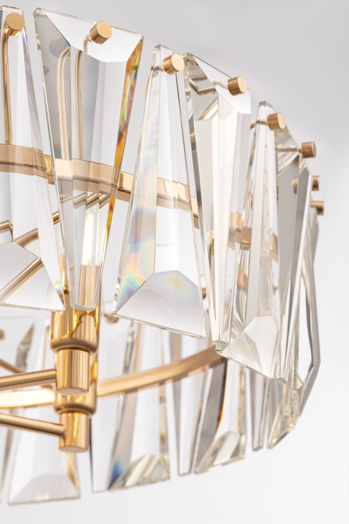 Lampada pendente Modern in Metallo Puntes Oro