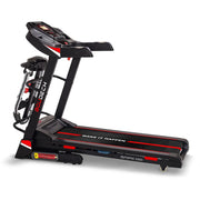 BOUDECH DYNAMIC 2200 - Tapis Roulant Elettrico Pieghevole 2200W inclinazione automatica sospensioni ammortizzate sistema autolubrificazione LCD supporto ipad bevande connessione bluetooth MP3 speakers incorporati app system cardiofrequenzimetro