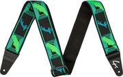 Borsa a Tracolla con Monogramma Neon L Verde Blu - Borsa di Design Elegante