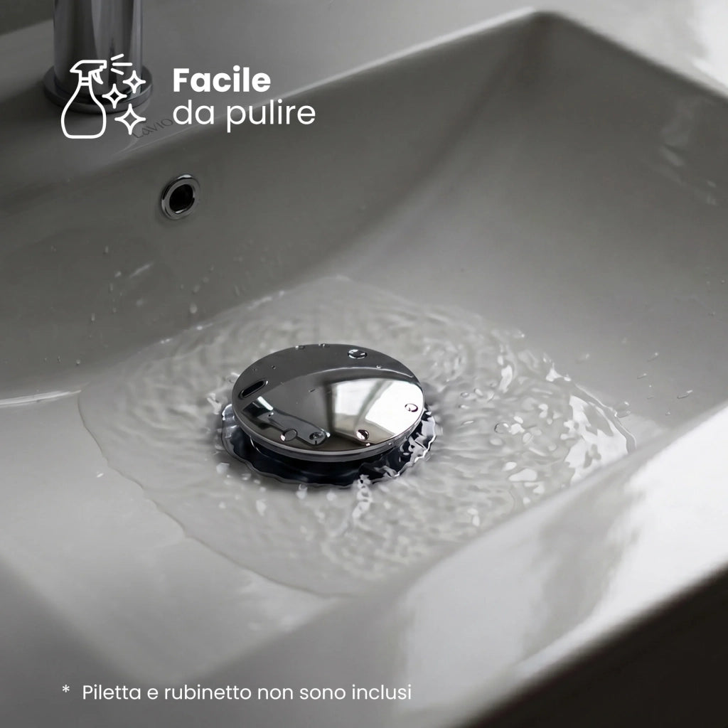 Lavabo incasso rettangolare NORDIS ceramica 61 cm Bianco