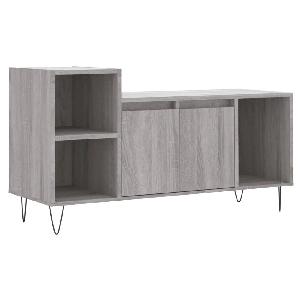 Mobile TV Grigio Sonoma 100x35x55 cm in Legno Multistratocod mxl 126472