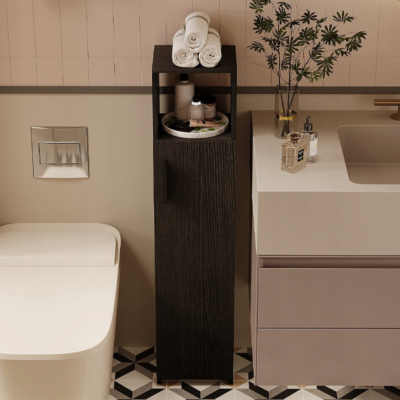 MOBILE DA BAGNO A COLONNA STRETTO LOFT NERO – MODERNO 101 CM