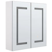 Moderno Armadietto a Muro da Bagno Nero a Specchio 88 x 40 x 35 cm