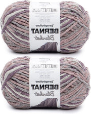 Set di coperte di lana Bernat - 2 Pack - 300g 10.5oz - Poliestere - Super Bulky 6 - 220 Yards - Maglia Crochet