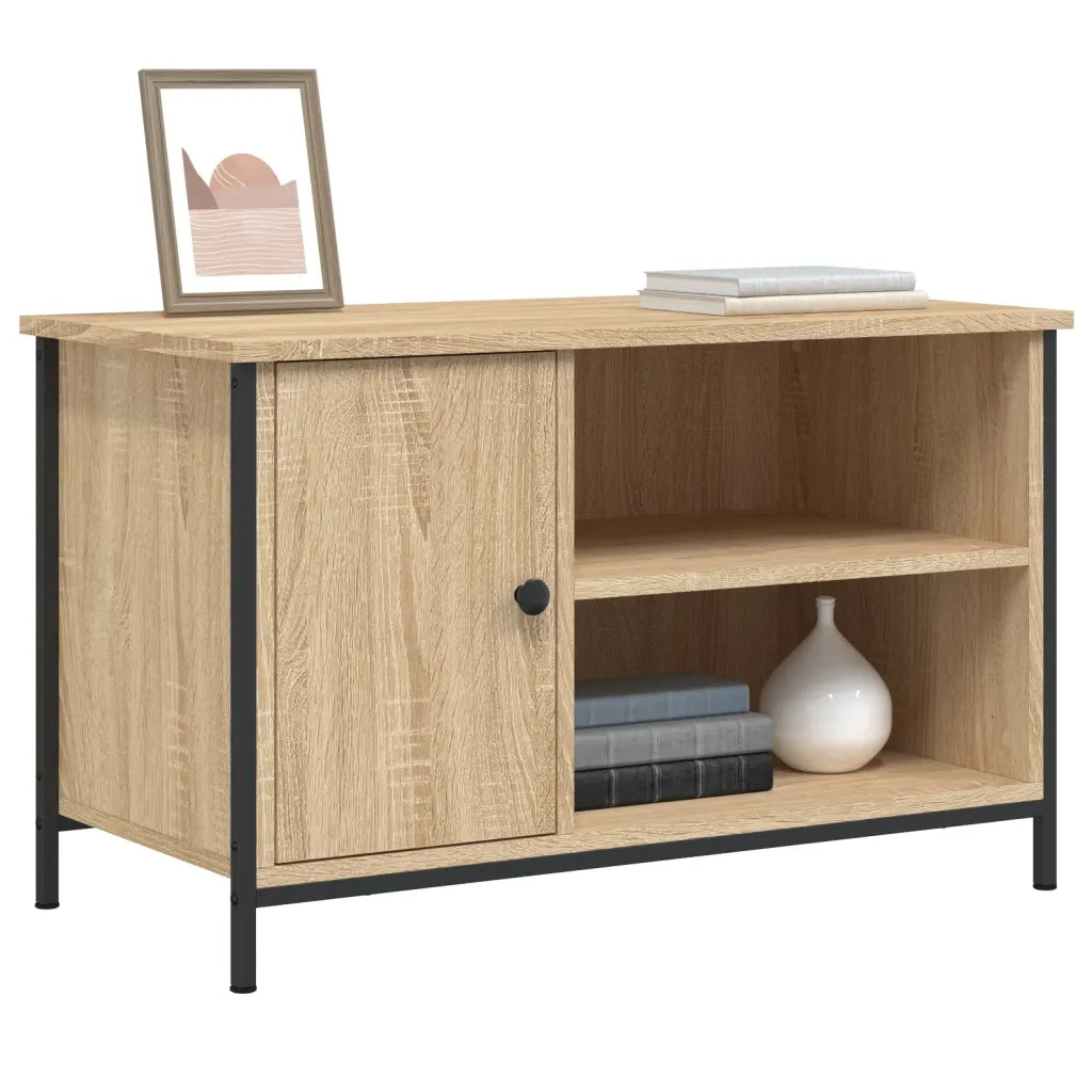 Mobile Porta TV Rovere Sonoma 80x40x50 cm in Legno Multistrato 832769