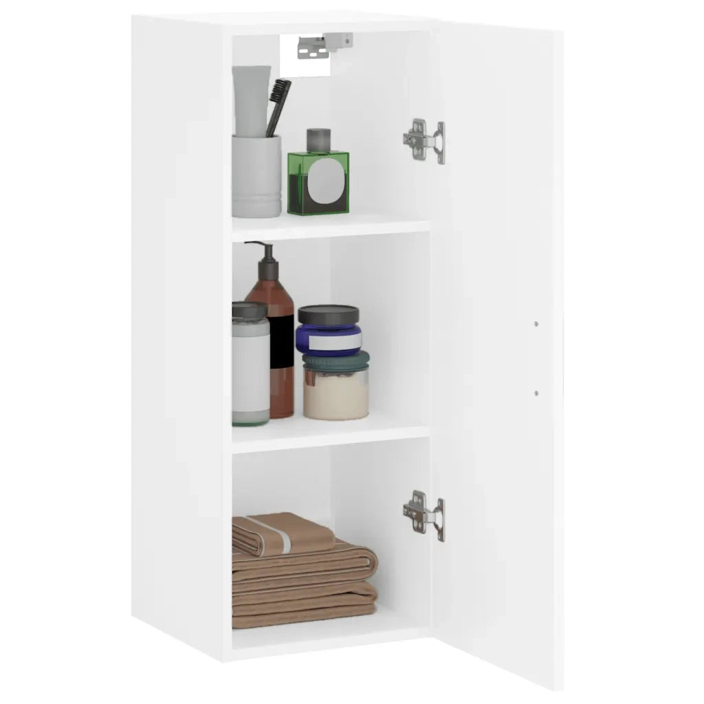 Mobile a Parete Bianco 34,5x34x90 cm 828868