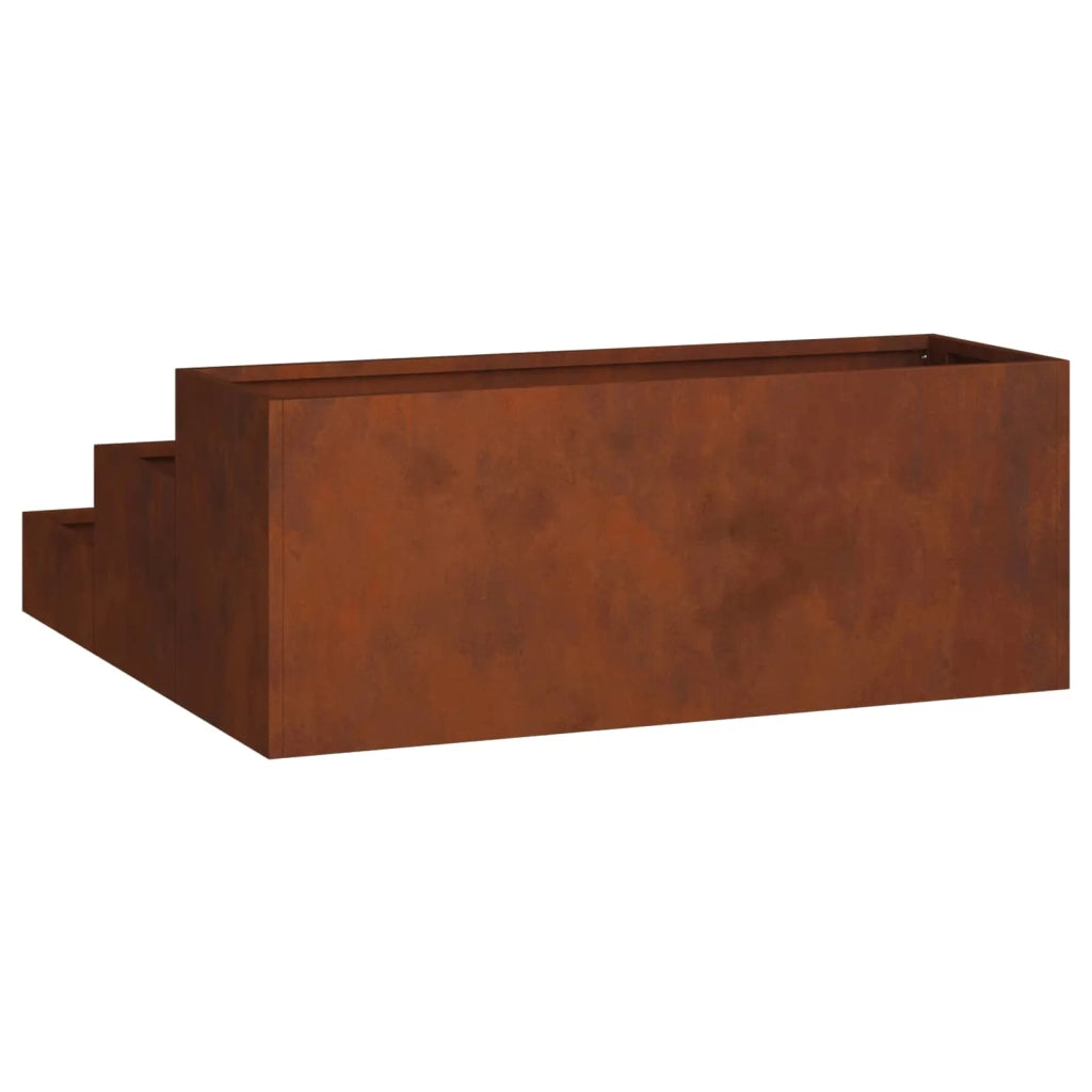 Fioriere | Cassetta per fiori | Vaso da giardino Ruggine 90 x 90 x 35 cm