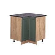 Vicco Mobile ad angolo cucina Verde-oro Country House 80.5 cm , PL Antracite