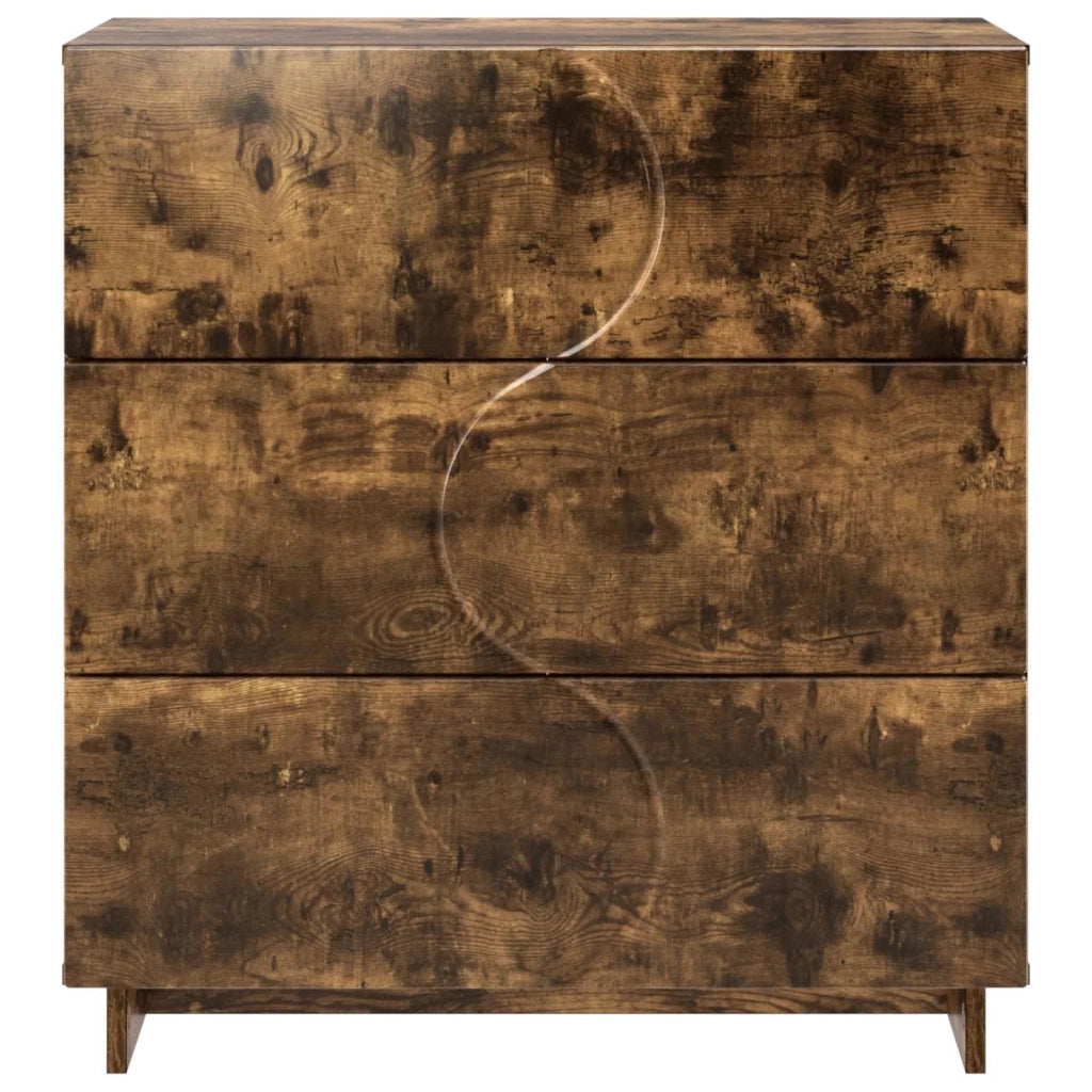 Credenza Rovere Fumo 70 x 38 x 75 cm Legno ingegnerizzato 8011527