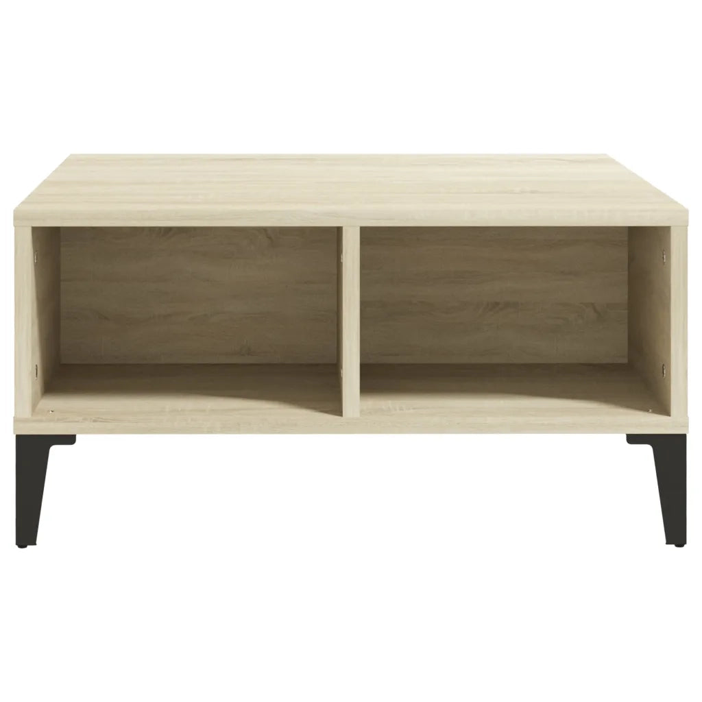 Tavolino da Salotto Rovere Sonoma 60x60x30 cm in Truciolato cod mxl 25483