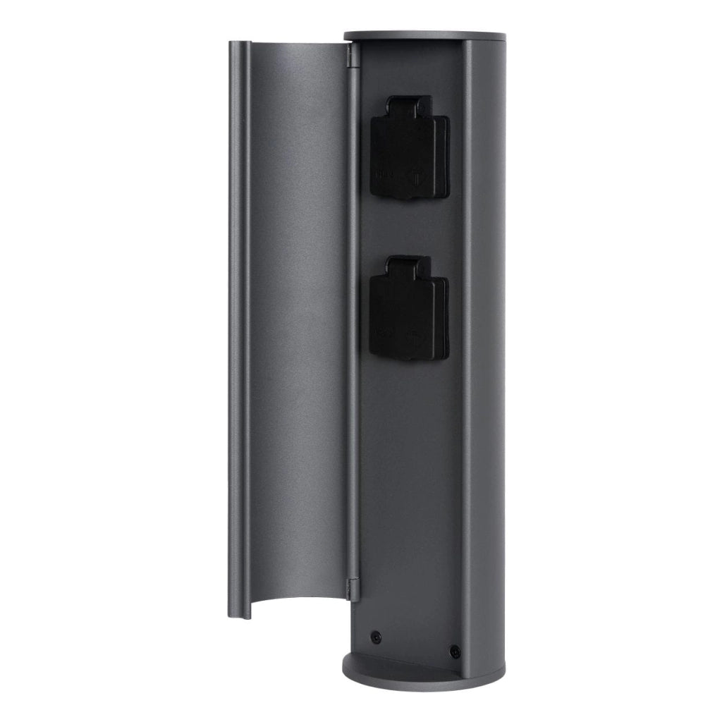 Paletto presa da giardino IP44 2x230V Lucide 27849
