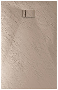 Piatto Doccia 80x160 cm in Acrilico Fosterberg Azalea Tortora