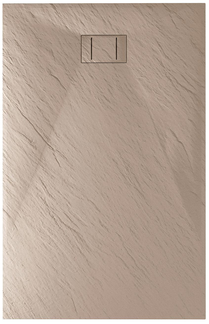 Piatto Doccia 90x90 cm in Acrilico Fosterberg Azalea Tortora