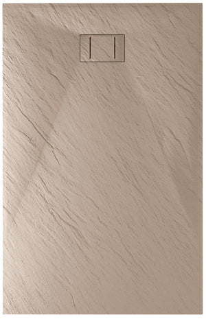 Piatto Doccia 80x80 cm in Acrilico Fosterberg Azalea Tortora