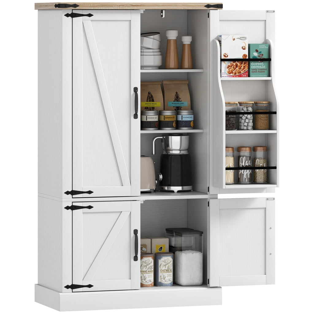 Armadio da cucina ¨C zephmum ¨C bianco 76.3x40x136 cm