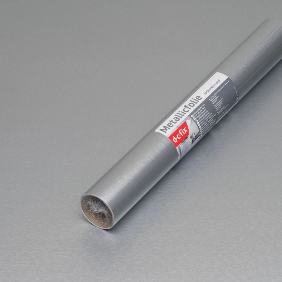 PLASTICA ADESIVA D-C-FIX 45X150 METALLO ARGENTO SATINATO