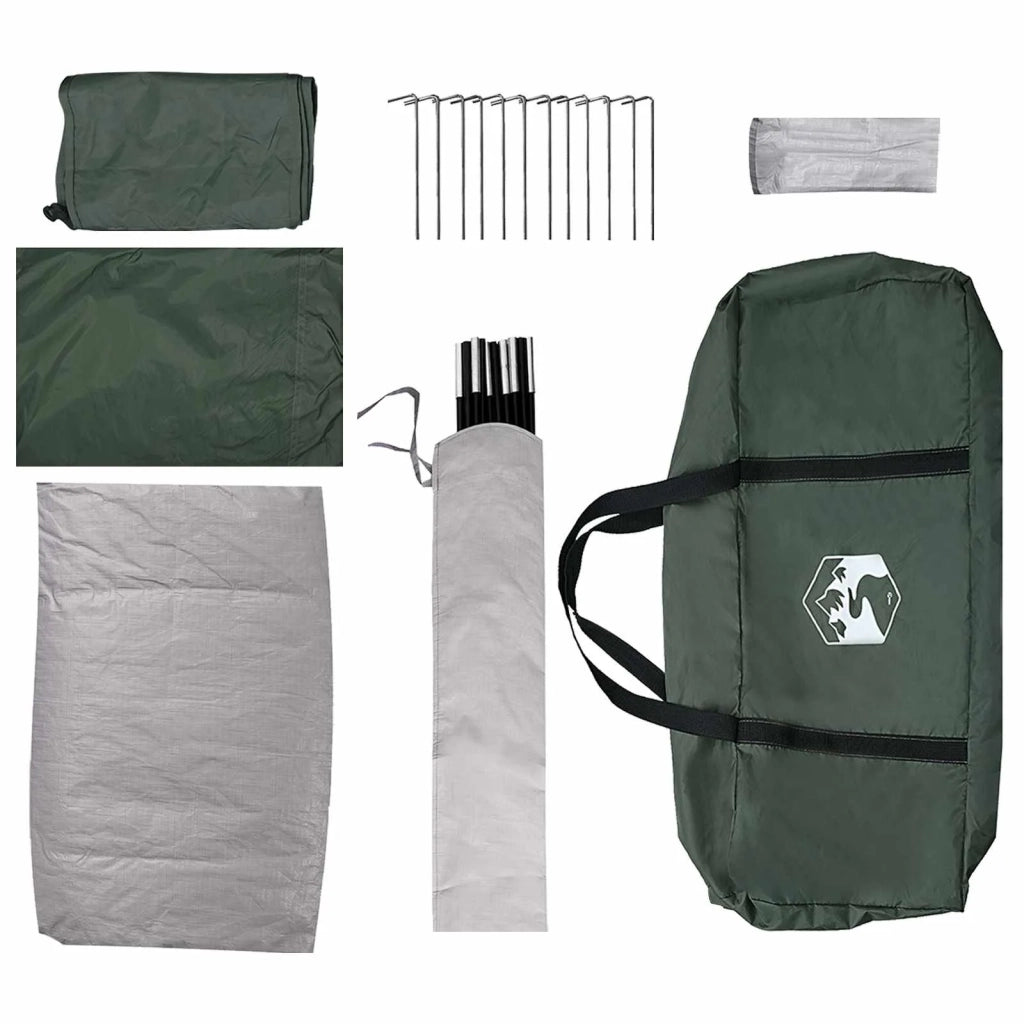 Tenda da campeggio con tetto Verde militare 335 x 275 x 180 cm 42028655