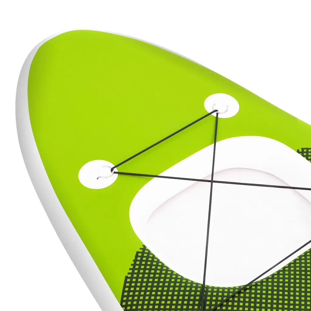 Set Tavola da SUP Gonfiabile Verde 300x76x10 cm CFW9380789