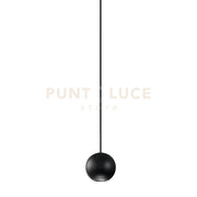 SOSPENSIONE PER BINARIO AD INCASSO SHIFT BALL NERA IN METALLO 48V 6W 3000K 590LM Ø50X47MM