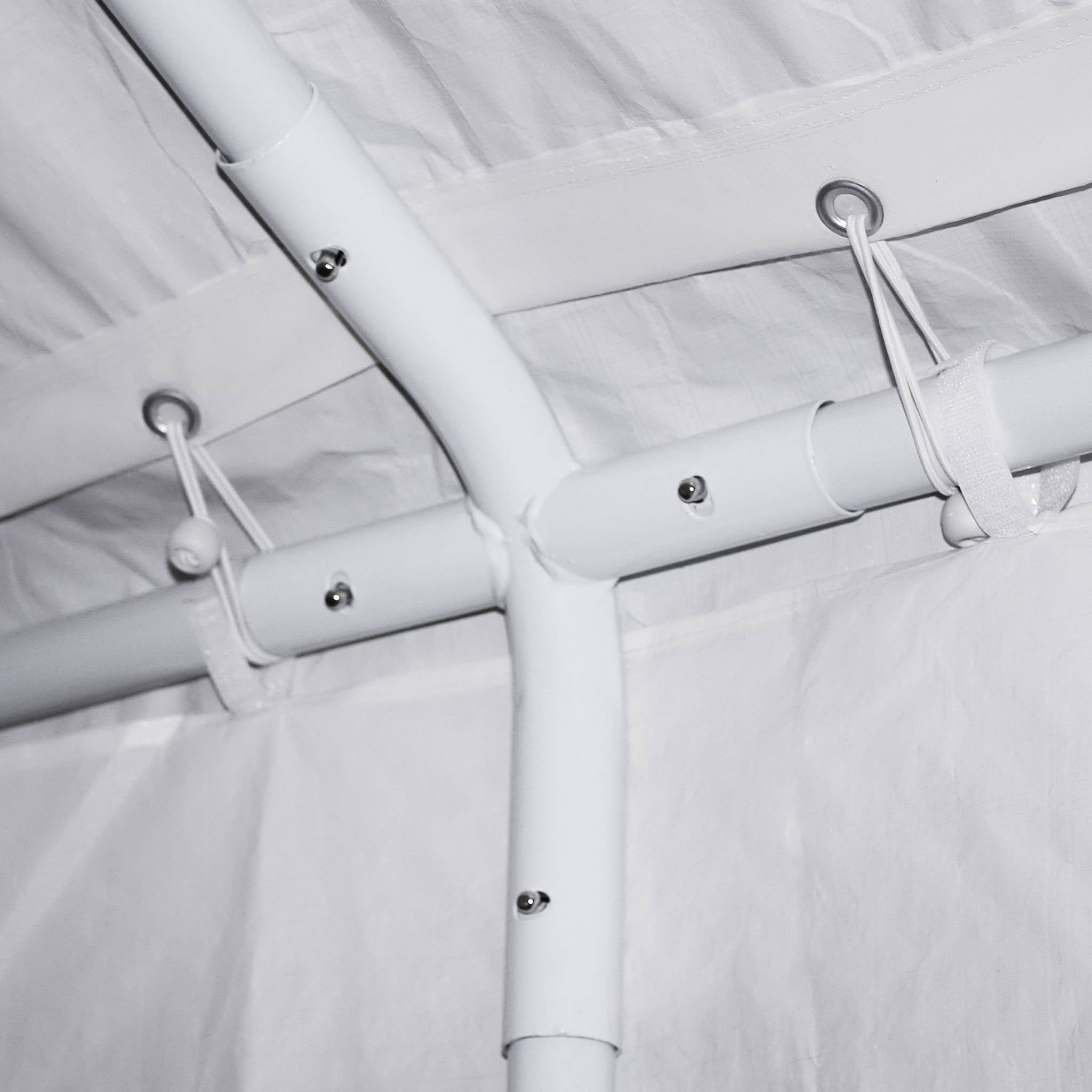 Tenda da ricevimento 6x12m, bianco