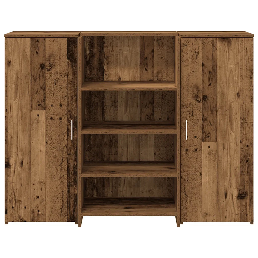 Banco Reception Legno Vecchio 135x50x103,5 cm Legno Multistrato 3324194