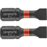 Topex 56h511 inserti ad impatto o sl6.5 x 25 mm, 2 pz