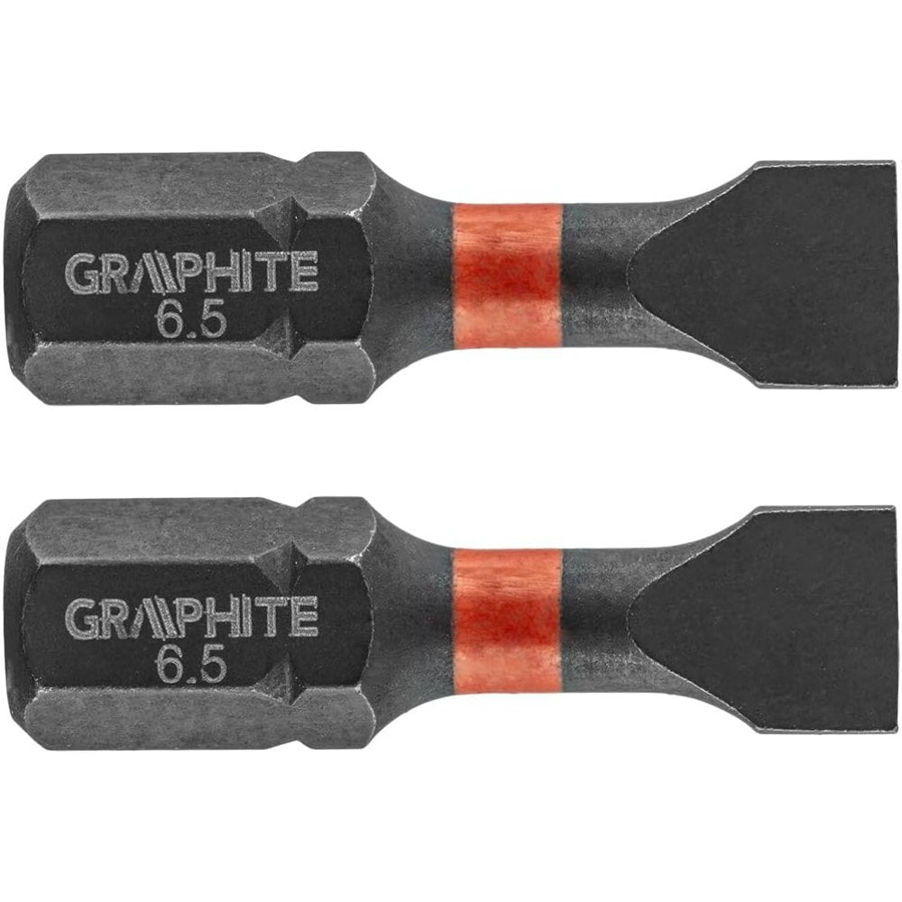 Topex 56h511 inserti ad impatto o sl6.5 x 25 mm, 2 pz