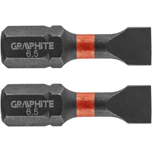 Topex 56h511 inserti ad impatto o sl6.5 x 25 mm, 2 pz