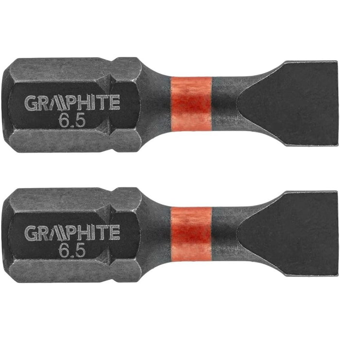 Topex 56h511 inserti ad impatto o sl6.5 x 25 mm, 2 pz