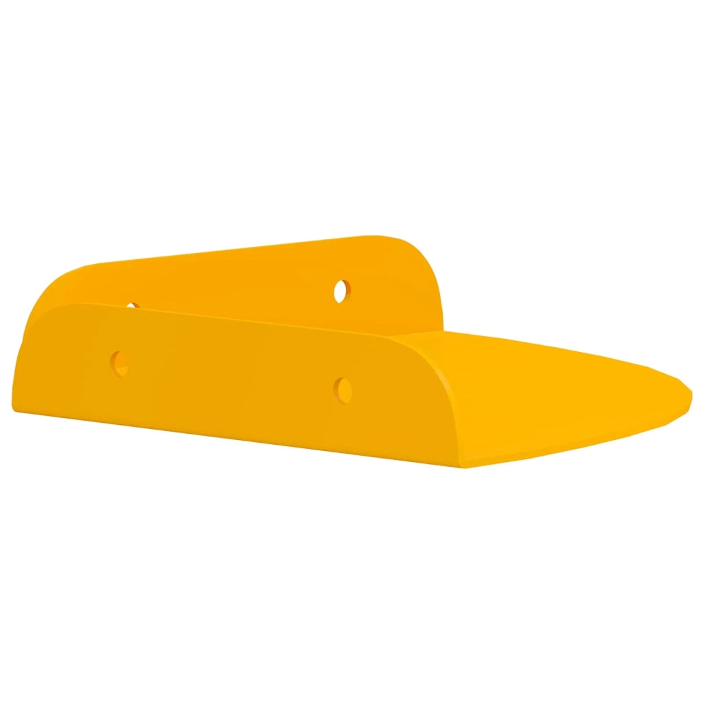 Mensola sospesa 4 pcs Giallo senape 15 x 15 x 2 cm
