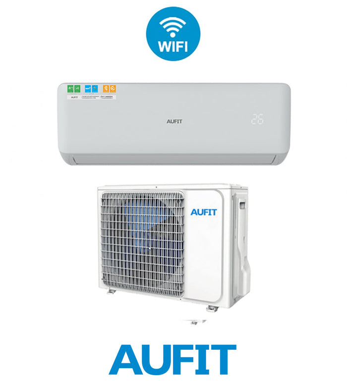 Climatizzatore AUFIT Freedom 9000 BTU + Staffa Di Montaggio Condizionatore Inverter R32 Monosplit WIFI