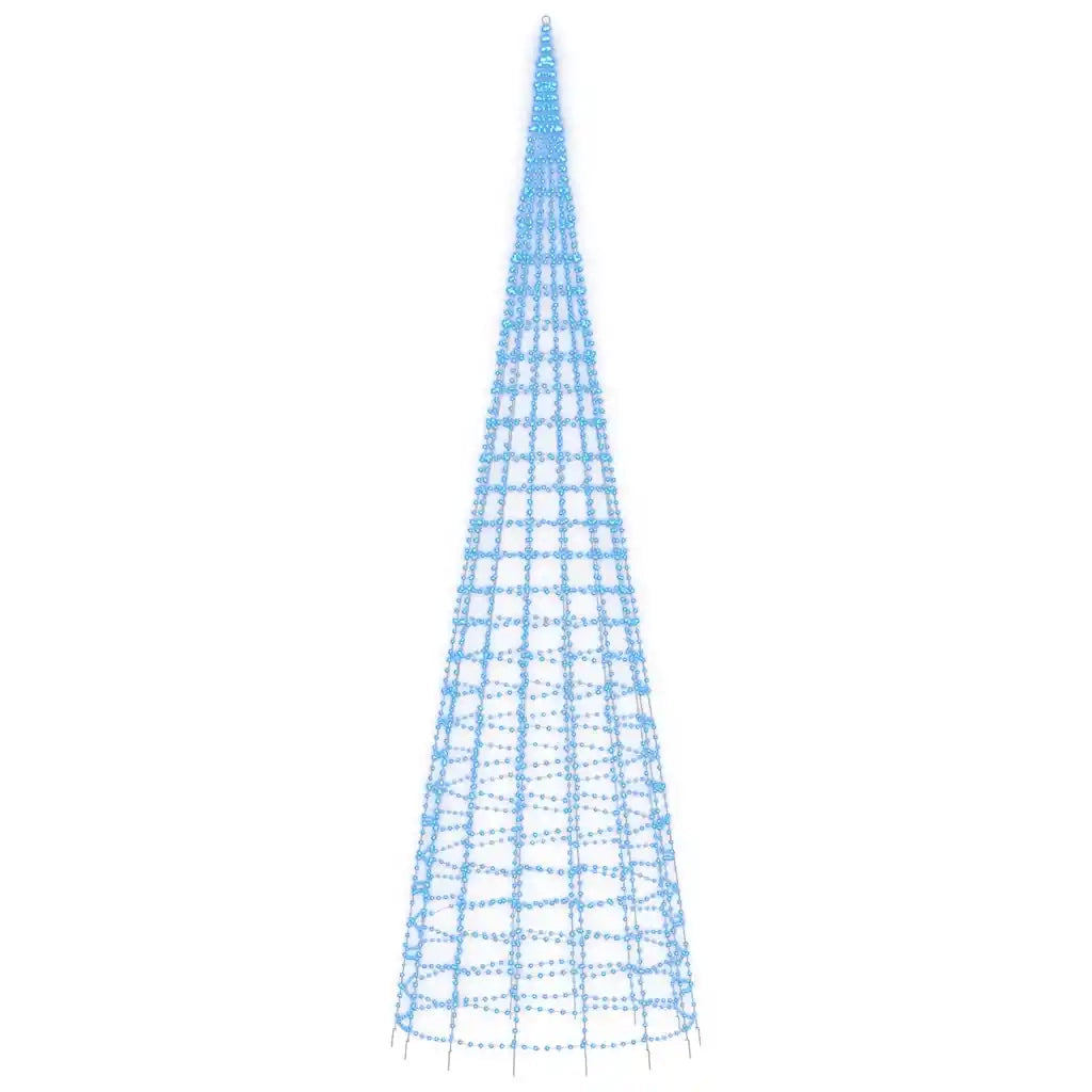 Albero di Natale a LED 3000 LED Blu 800 cm 358123