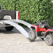 Rampe per moto 680 kg 2 pcs Argento 205 x 28 x 5 cm Alluminio