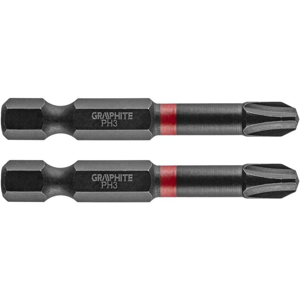 Topex 56h520 inserti ad impatto o ph3 x 50 mm, 2 pz ds