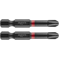 Topex 56h520 inserti ad impatto o ph3 x 50 mm, 2 pz ds