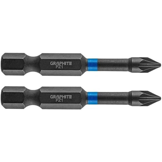 Topex 56h521 inserti ad impatto o pz1 x 50 mm, 2 pz ds