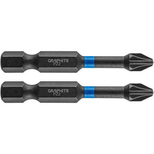 Topex 56h522 inserti ad impatto o pz2 x 50 mm, 2 pz ds