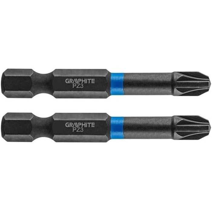 Topex 56h523 inserti ad impatto o pz3 x 50 mm, 2 pz ds