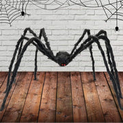 Decorazione per Halloween - Spina Gigante con Pelo Plush - 6.6FT/78 Pollici - Duraturo - Occhi Rossi